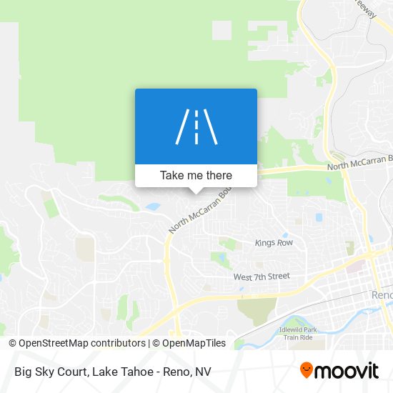 Big Sky Court map