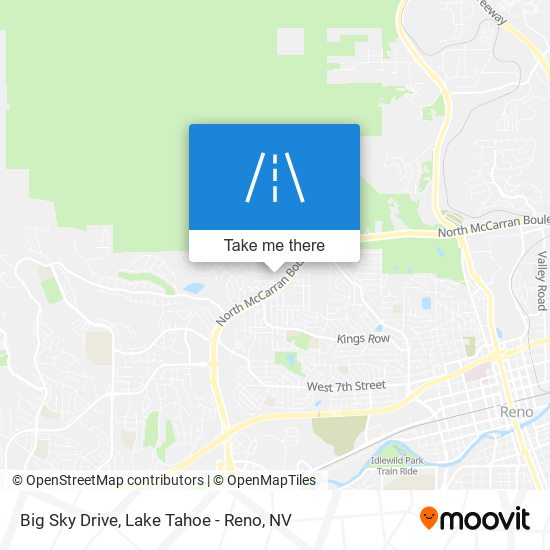 Mapa de Big Sky Drive