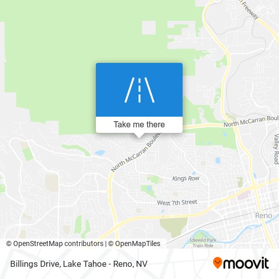 Billings Drive map