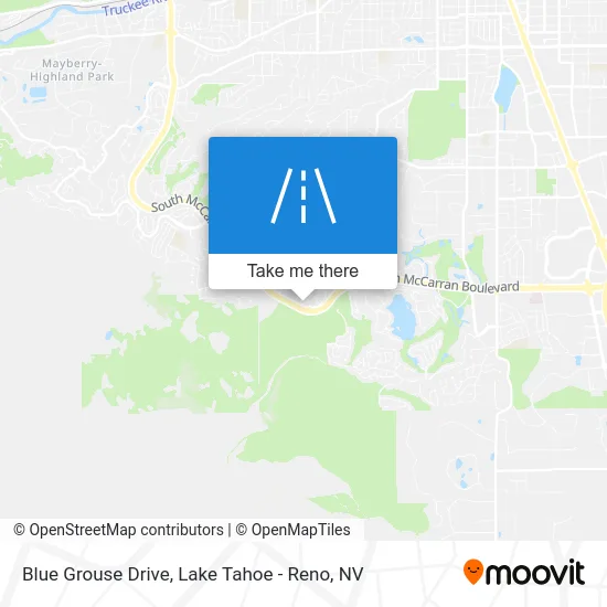 Blue Grouse Drive map