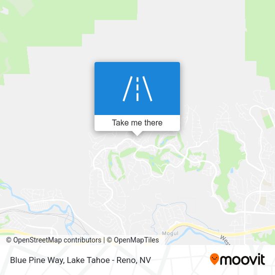 Blue Pine Way map