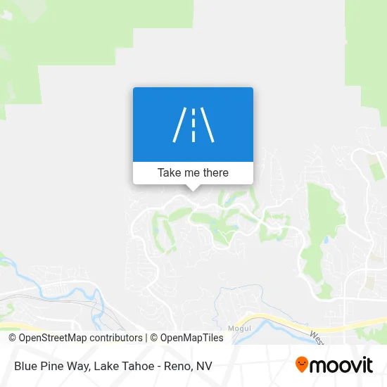 Blue Pine Way map