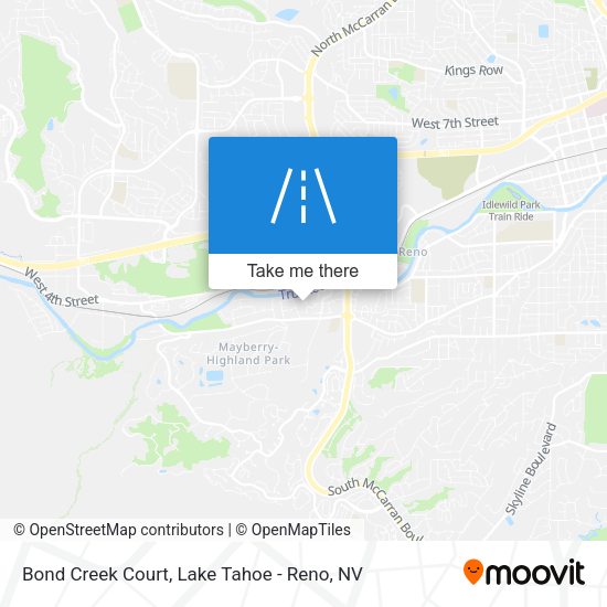 Mapa de Bond Creek Court