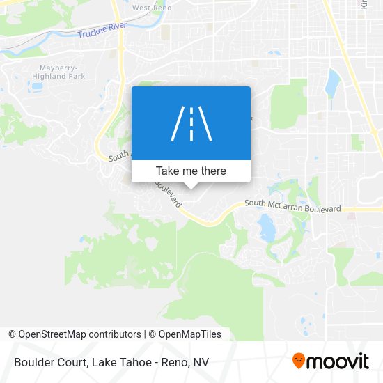 Mapa de Boulder Court