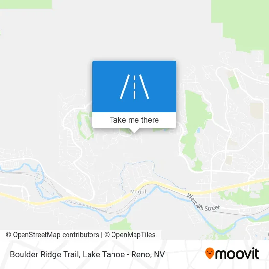 Boulder Ridge Trail map