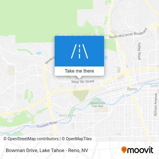 Bowman Drive map
