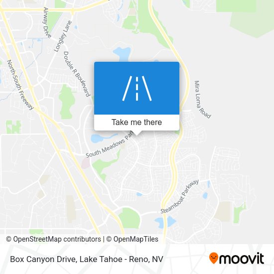 Mapa de Box Canyon Drive
