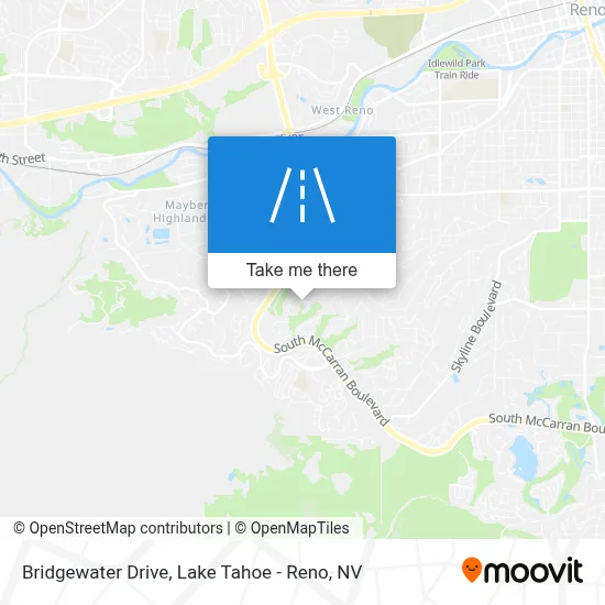 Bridgewater Drive map