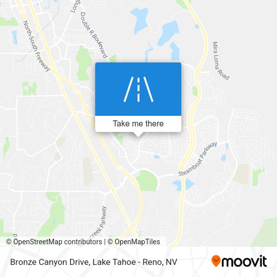 Bronze Canyon Drive map
