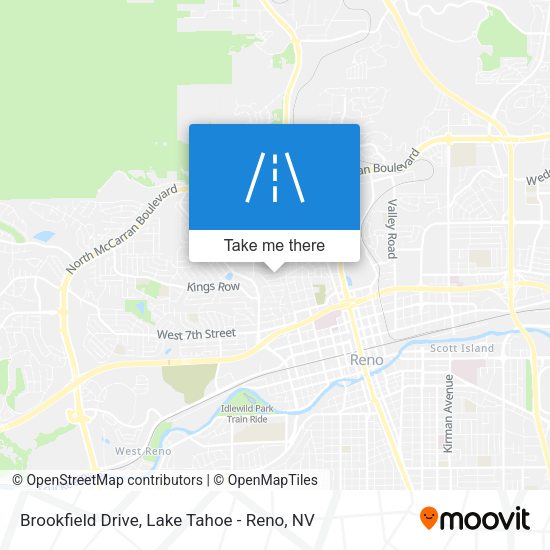 Brookfield Drive map