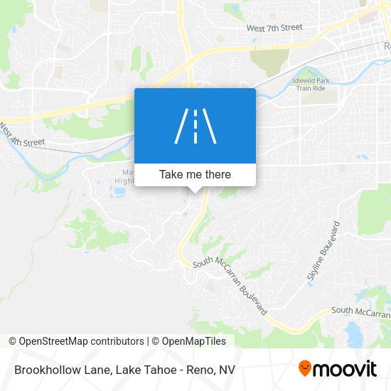 Brookhollow Lane map