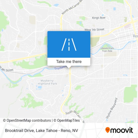 Brooktrail Drive map