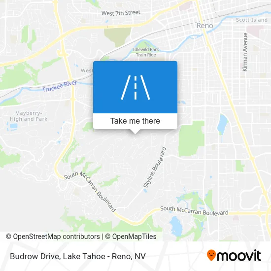 Budrow Drive map