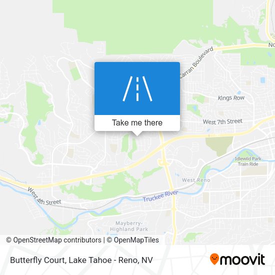 Mapa de Butterfly Court
