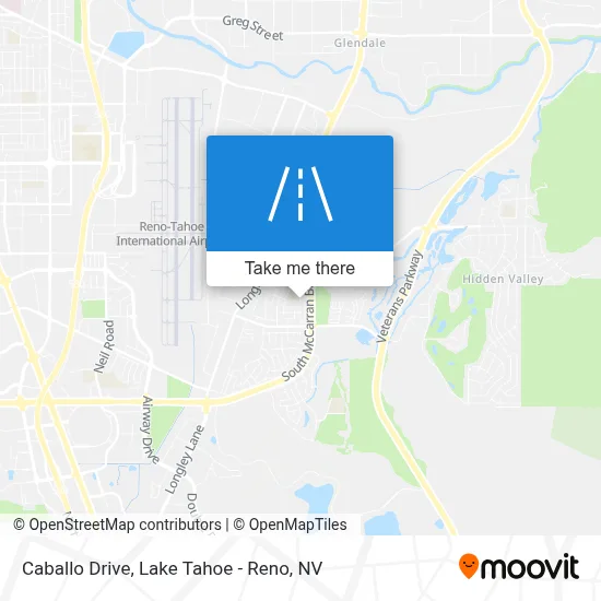 Caballo Drive map