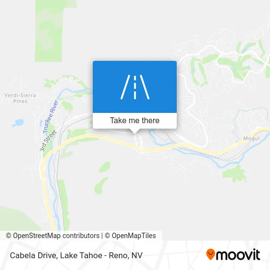 Cabela Drive map