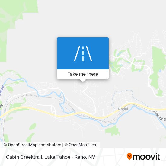 Cabin Creektrail map