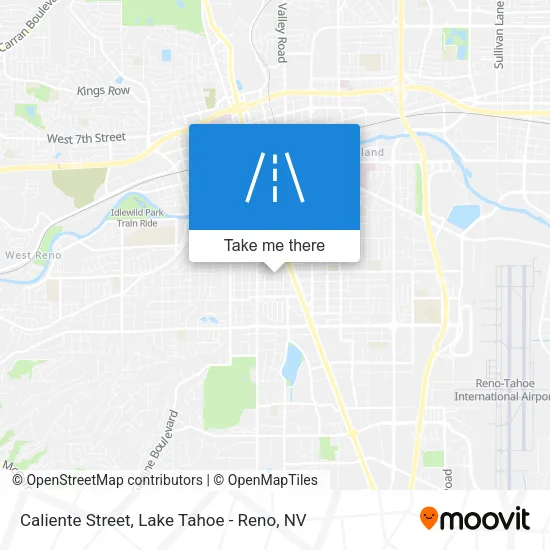 Caliente Street map