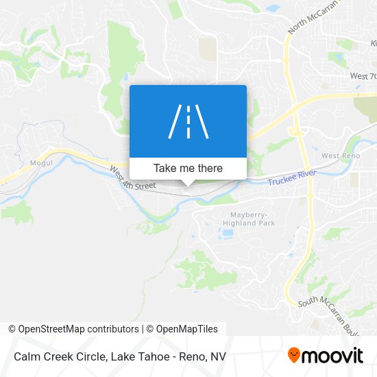 Calm Creek Circle map