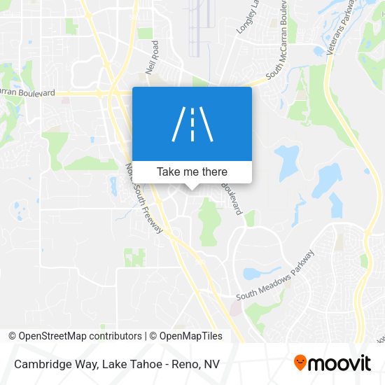 Cambridge Way map