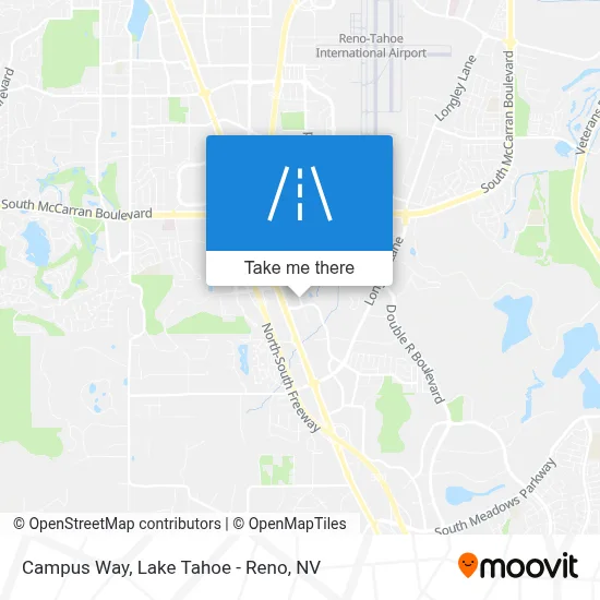Campus Way map