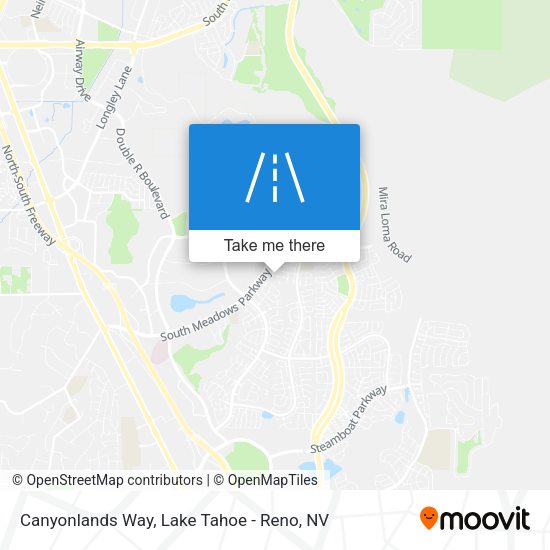 Mapa de Canyonlands Way