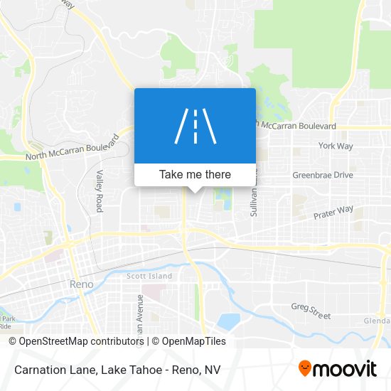 Mapa de Carnation Lane