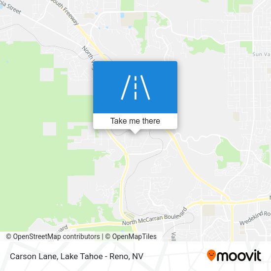 Carson Lane map