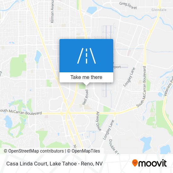Casa Linda Court map