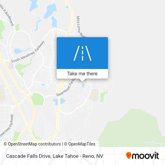 Cascade Falls Drive map