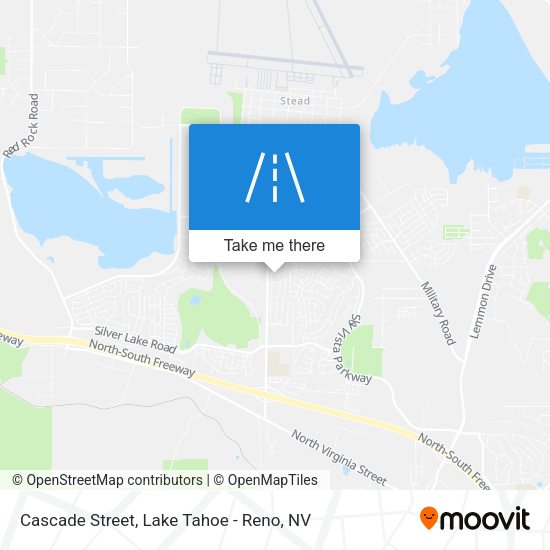 Cascade Street map