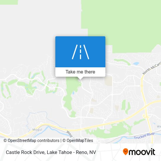 Castle Rock Drive map