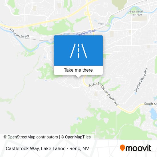 Castlerock Way map
