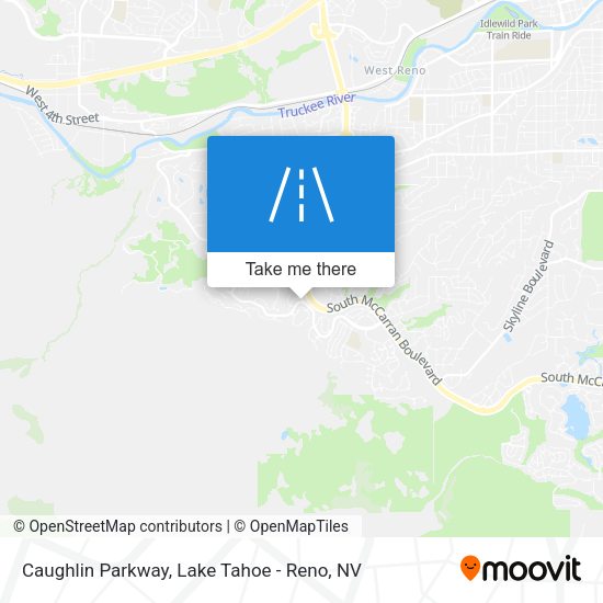 Mapa de Caughlin Parkway