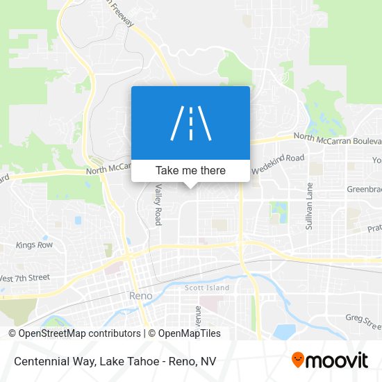 Centennial Way map