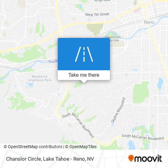 Chanslor Circle map