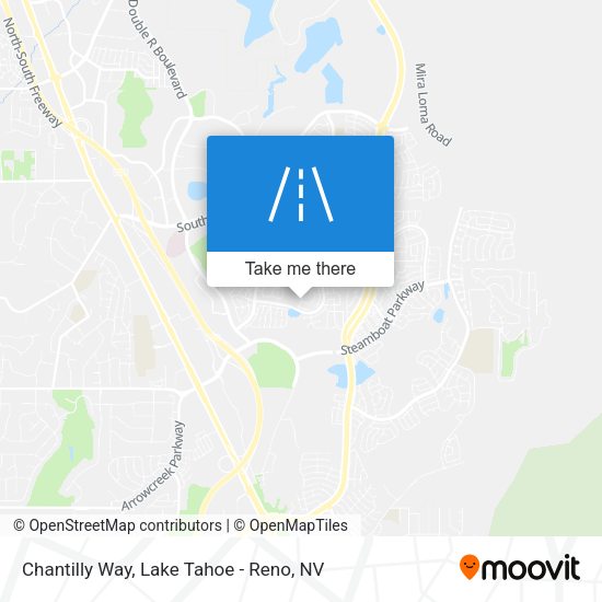 Chantilly Way map