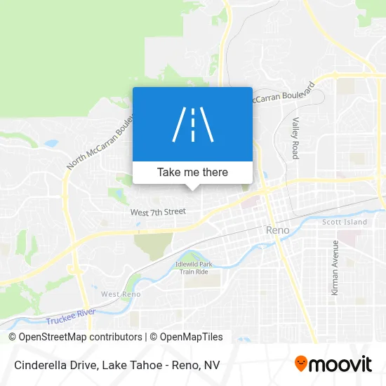 Cinderella Drive map
