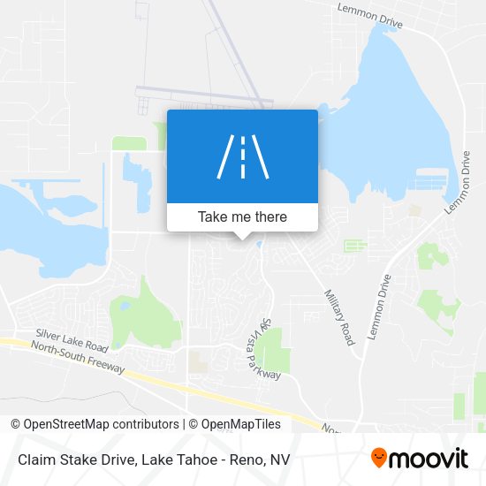 Mapa de Claim Stake Drive