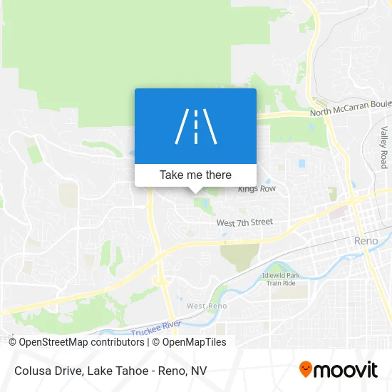 Colusa Drive map