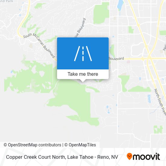 Mapa de Copper Creek Court North