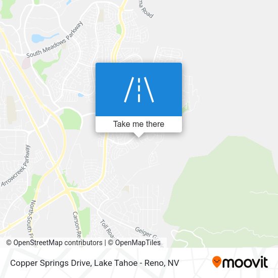 Copper Springs Drive map