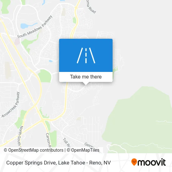 Copper Springs Drive map