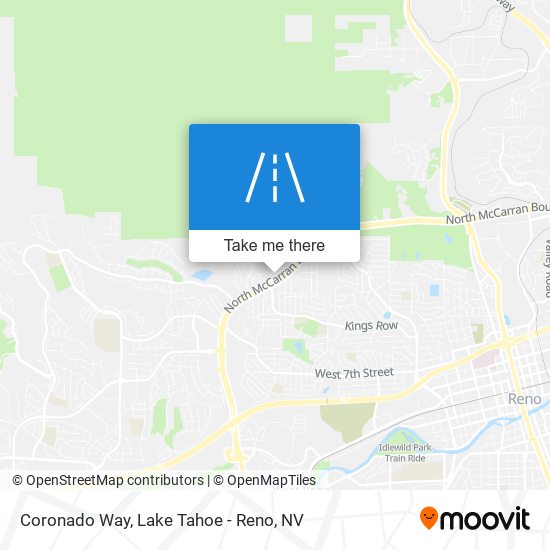 Coronado Way map