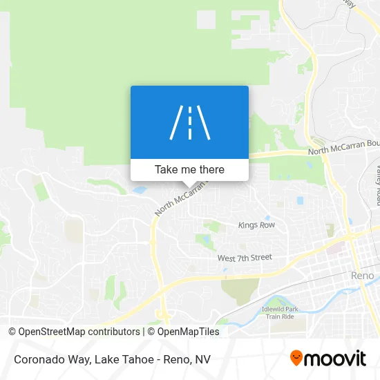 Coronado Way map