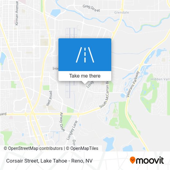 Corsair Street map