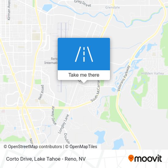 Corto Drive map