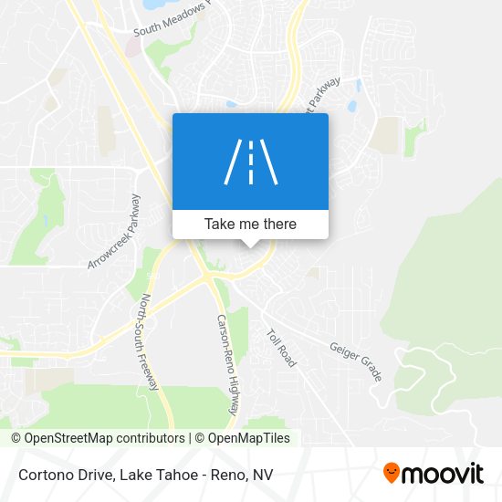 Cortono Drive map