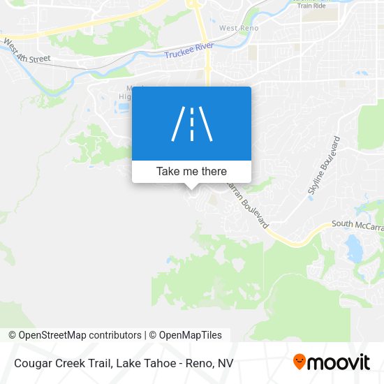 Mapa de Cougar Creek Trail