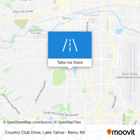 Country Club Drive map